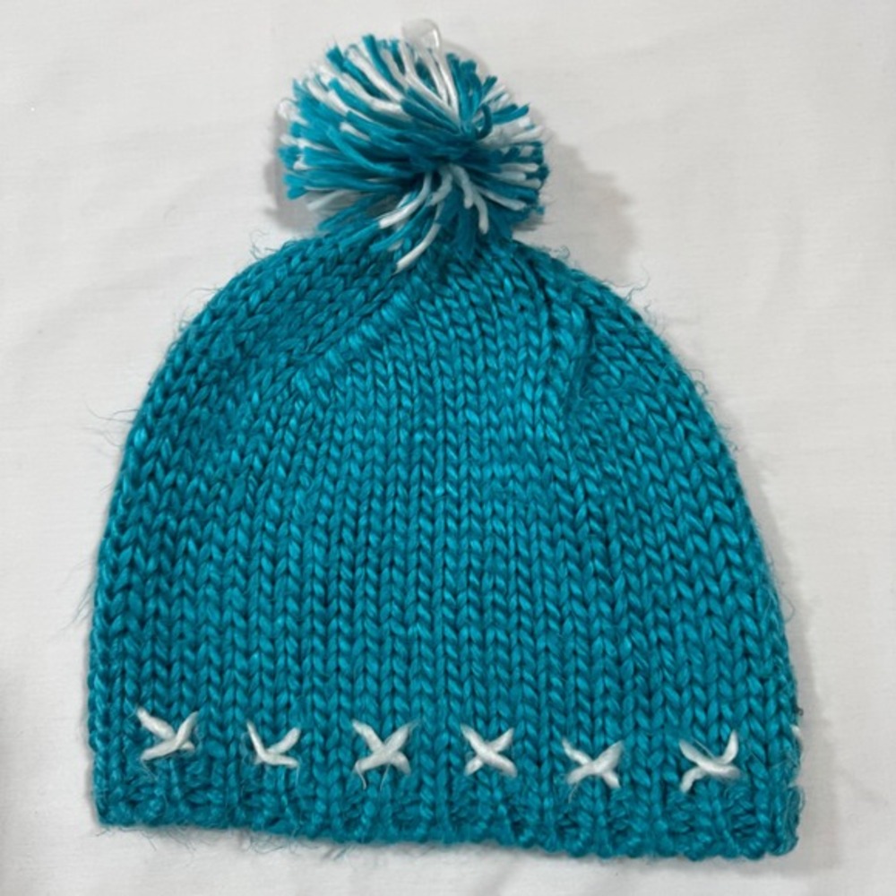 Burton Bright Blue Knit Beanie Hat - Picture 6 of 8